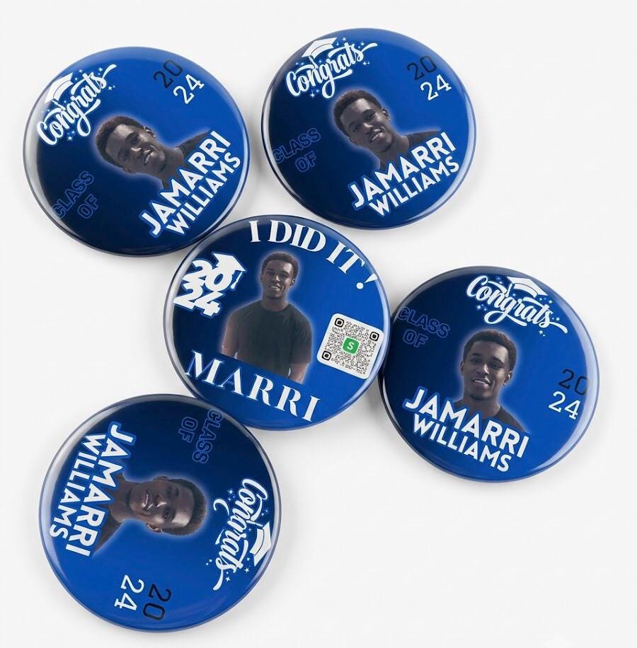 Custom Pins | Personalized Pin back Buttons