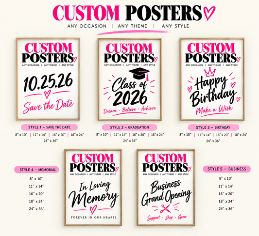 Custom Design Posters
