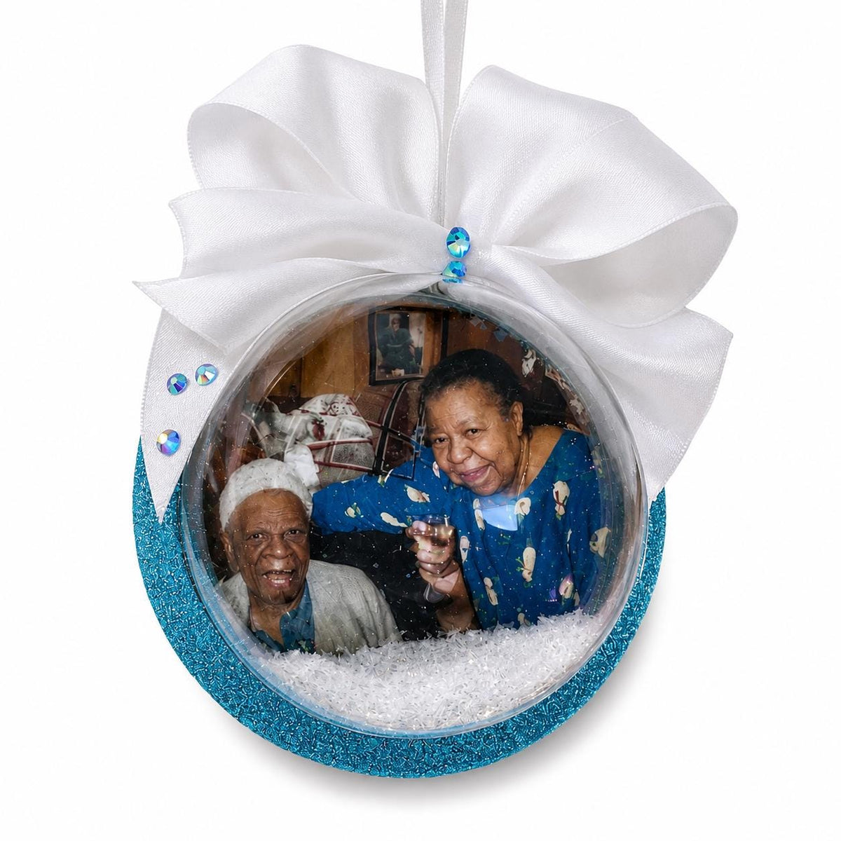 Personalized Christmas Ornament | Custom Holiday Ornament | Name, Photo, Family, Pet & Couple Keepsake | Christmas Gift