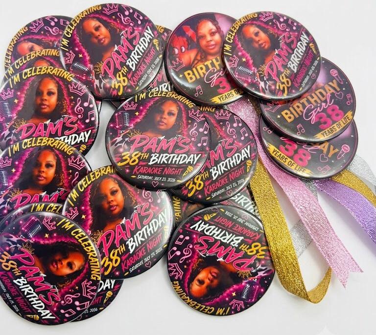 Custom Pins | Personalized Pin back Buttons